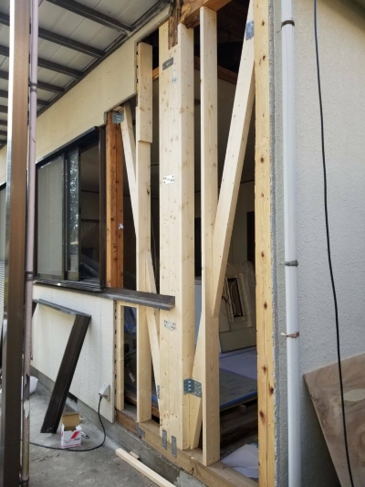 柱・土台補強工事後