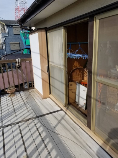 雨戸補修工事後