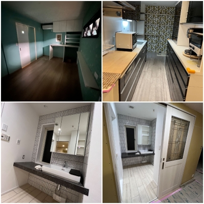 4月リフォーム工事、リノベーション工事